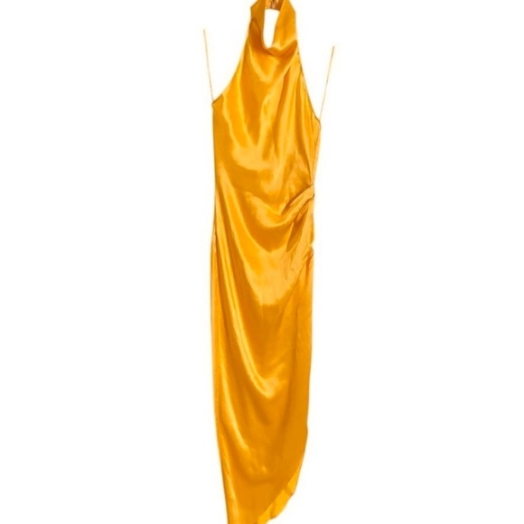 Amanda Uprichard Samba Silk Maxi Gown Dress  Size Small - Picture 5 of 10